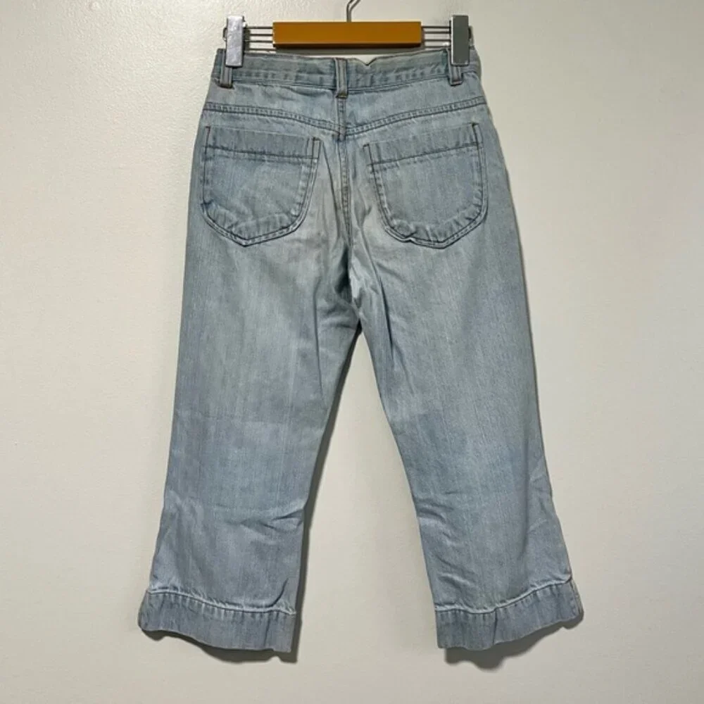 GAP Light Wash Capri Jeans Size 14 Kids